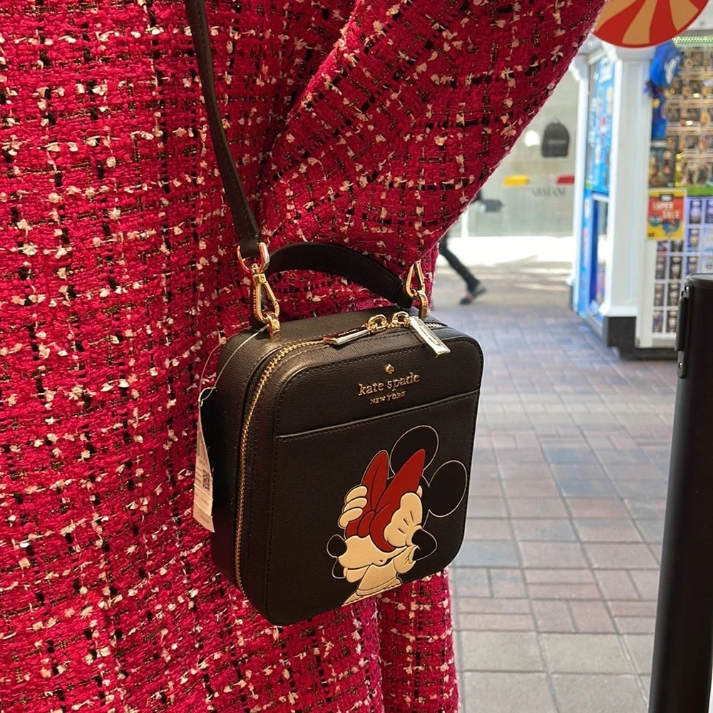 Kate Spade Disney X Kate Spade New York Minnie Mouse Daisy Vanity Crossbody Bag - Picture 13 of 16